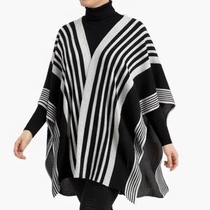 2/$25 Mudd Vertical Stripe Knit Shawl Wrap